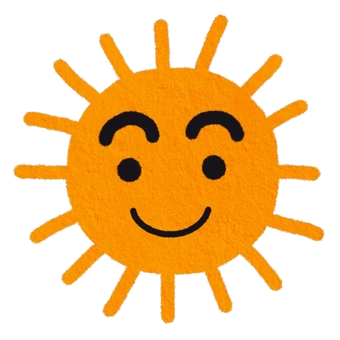 Sun Emoji Sticker