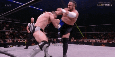 Samoa Joe Wrestling GIF by AEWonTV