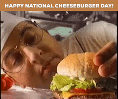 September 18 National Cheeseburger Day GIF by GIFiday