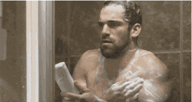 scared shower GIF by ADWEEK
