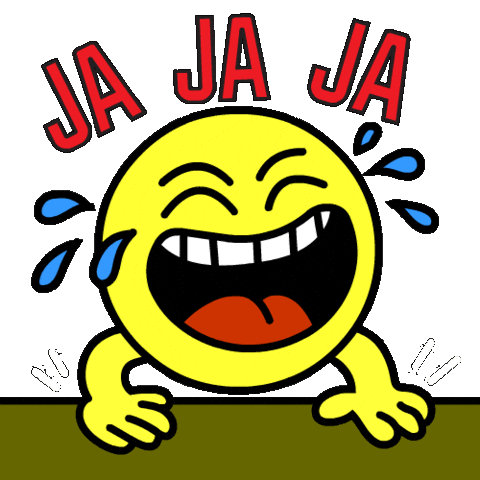 Spanish Laughing Sticker