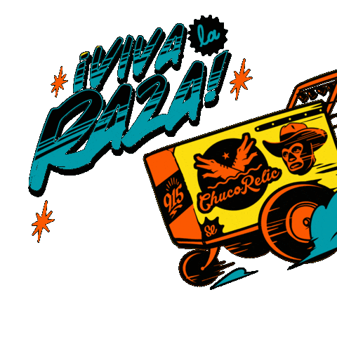 Lucha Libre Texas Sticker by Chuco Relic