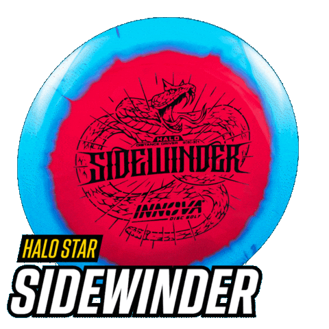 Disc Golf Sidewinder Sticker by Innova Discs
