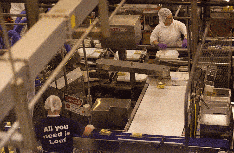 gif machine eating workers