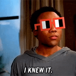 Donald Glover What GIF by nounish ⌐◨-◨