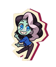 Monster Prom Frankenstein Sticker by Beautiful Glitch