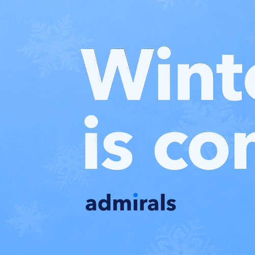 Winter Is Coming GIF by Admirals