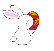 Easter Bunnies Summer Sticker by Marina Di Venezia