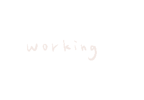 Text Working Sticker