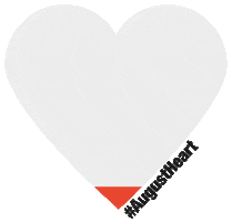 AugustHeart Sticker
