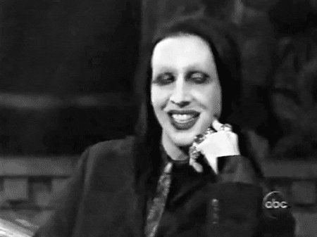 Marilyn Manson Smile GIF - Find & Share on GIPHY