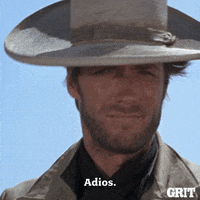 Leaving Clint Eastwood GIF by GritTV