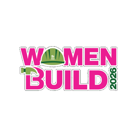 Women Build Sticker by HabitatGPBC