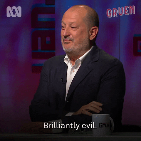 Evil GIF by ABC TV + IVIEW