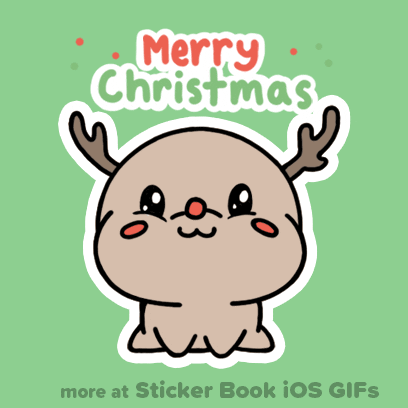 Merry Christmas GIF by Sticker Book iOS GIFs