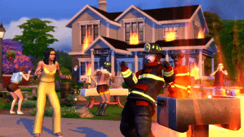 Firefighters GIF by The Sims