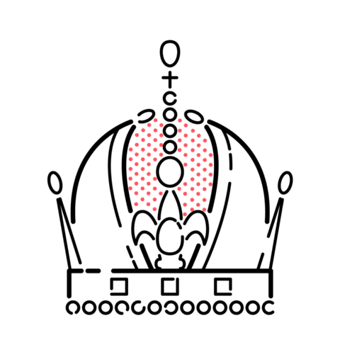 Crown Jewels Sparkle Sticker by HiddenVienna