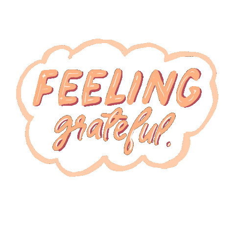 Feeling Give Thanks Sticker by BrittDoesDesign