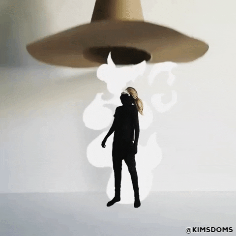 surprise disappears GIF by David Kims