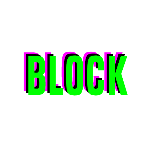 Block Sticker by Rebel Dawg