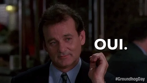 French Yes GIF by Groundhog Day