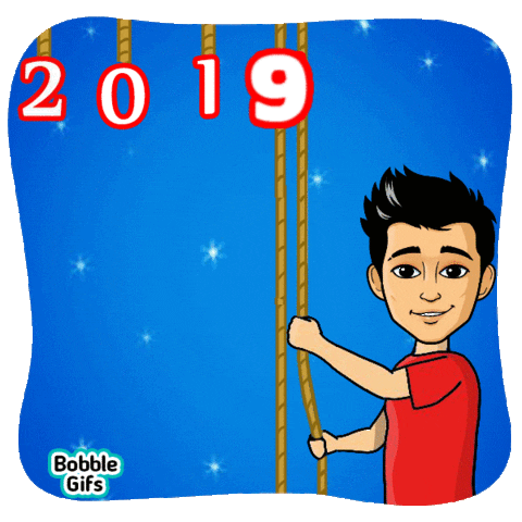 Happy New Year GIF by Bobble