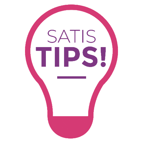 Tips Satistips Sticker by Satisfarma
