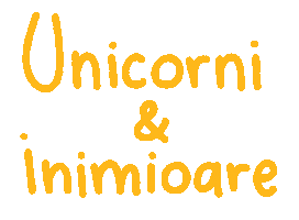 Andreeaillustration Unicorni Sticker