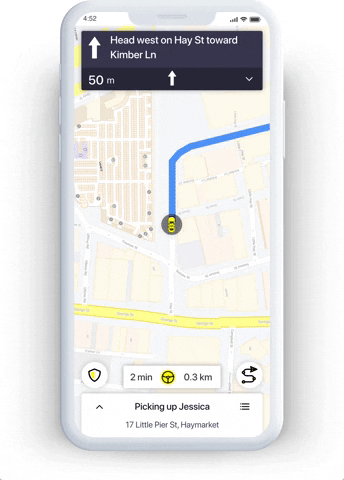 ridefair driver maps navigation rideshare GIF