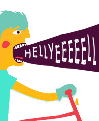 Hellyell Sticker by Yell Extreme Park