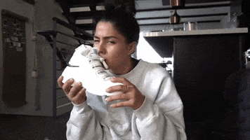 Shoes Smelling GIF by Megan Batoon