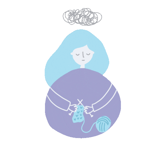 Relax Flow Sticker by aquiviver