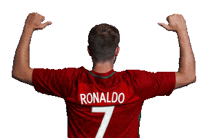 Celebrate Cristiano Ronaldo Sticker by Jake Martella