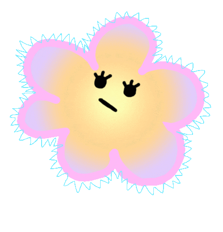 Bored Flower Sticker