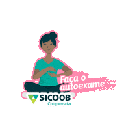 Rosa Outubrorosa Sticker by Sicoob Coopemata