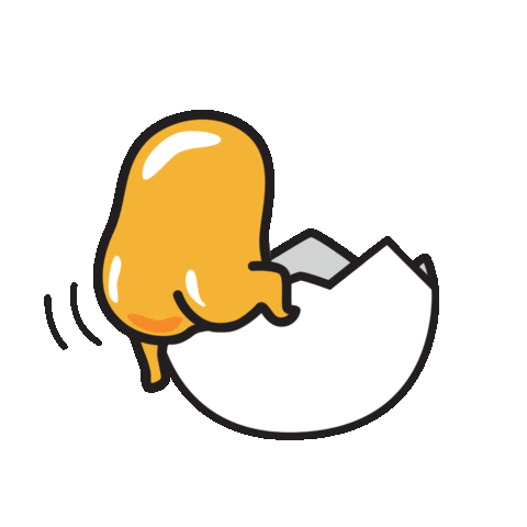Egg Goodbye Sticker by Gudetama