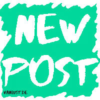 New Post Sticker by Vanlust - Bewusst auf Rädern