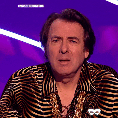 Confused Jonathan Ross GIF by The Masked Singer UK & The Masked Dancer UK