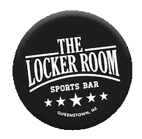 The Locker Room Sports Bar Sticker