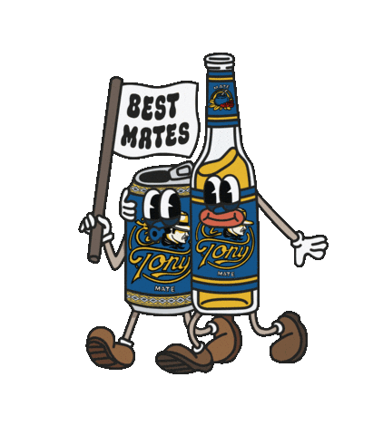 Friends Bff Sticker by El Tony Mate