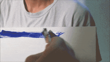 odewilliesfunkybunch reaction art artist painting GIF