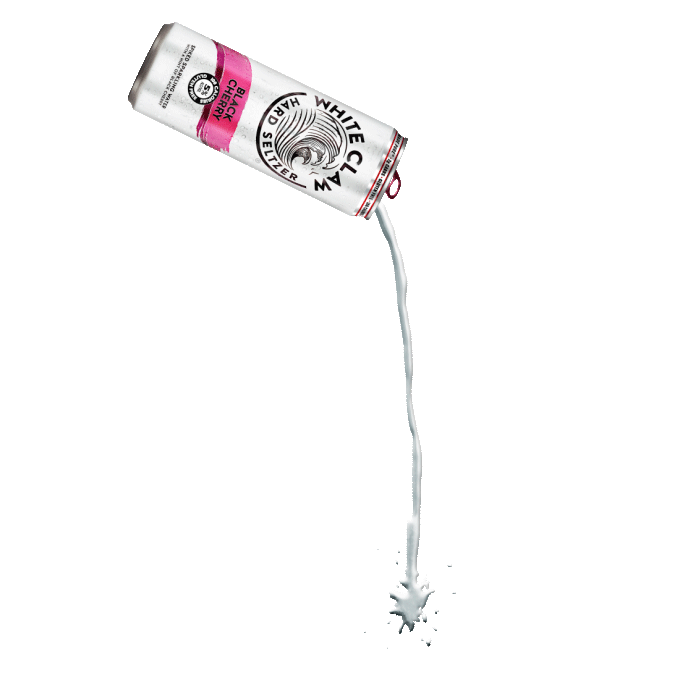 Happy Hour Drinks Sticker by White Claw Hard Seltzer for iOS & Android