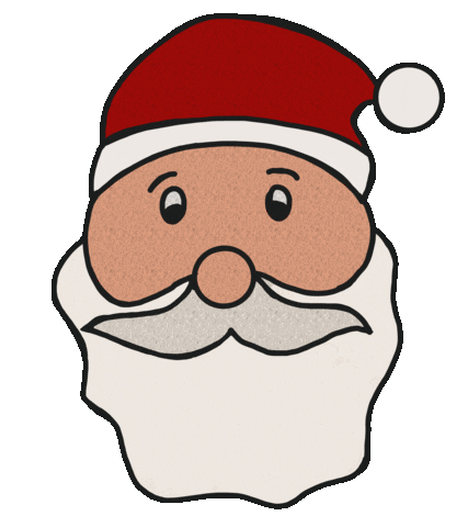 Santa Claus Holiday Sticker