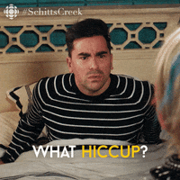 Hiccuping Schitts Creek GIF by CBC