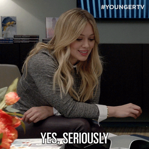 Hilary Duff Yes GIF by YoungerTV