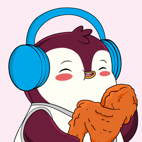 Hungry Fried Chicken GIF by Pudgy Penguins