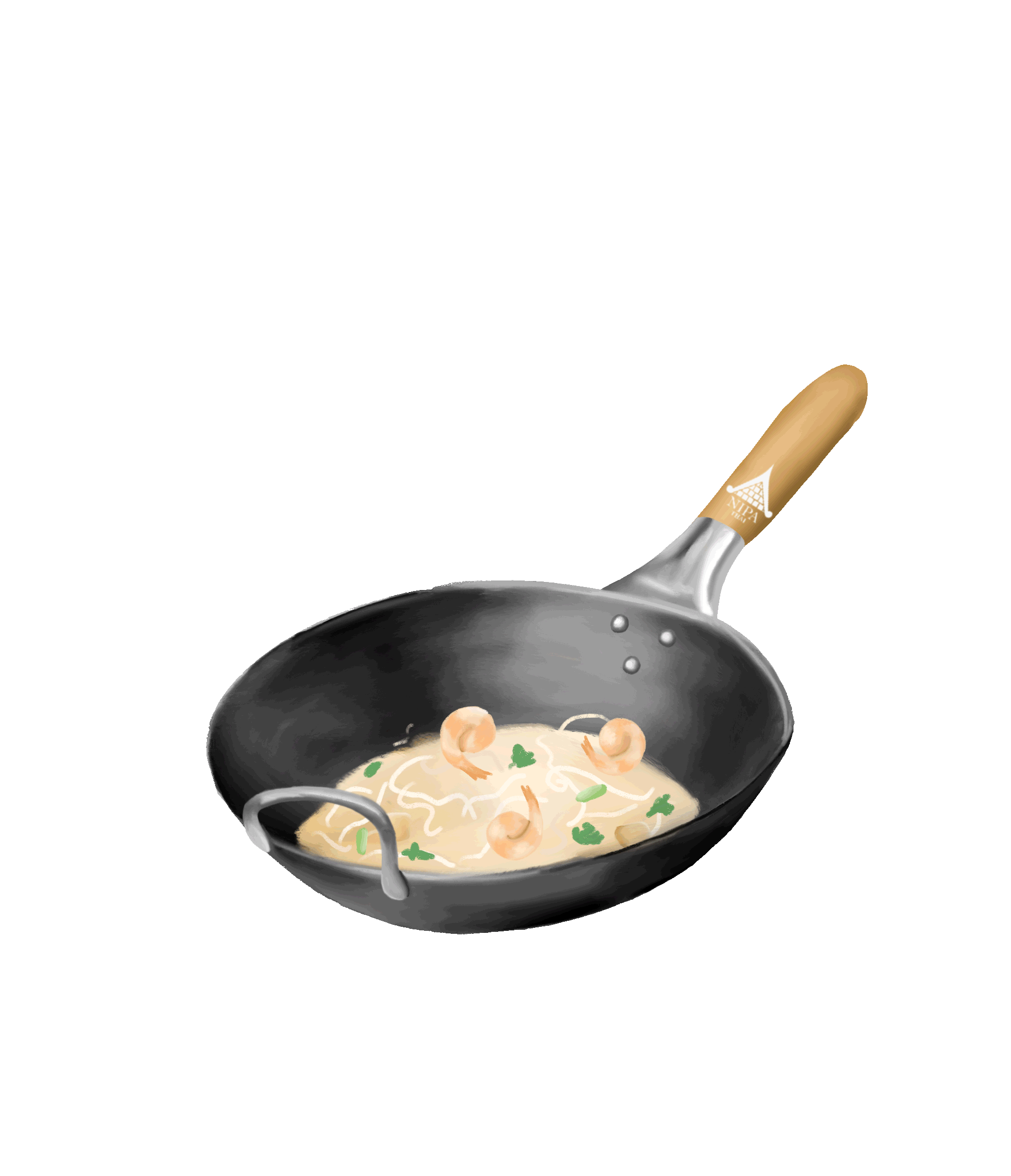 Pad Thai Wok Sticker by Royal Lancaster London for iOS & Android GIPHY