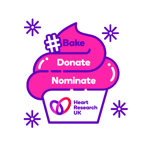 Bakedonatenominate Sticker by Heart Research UK