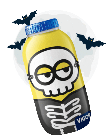 Minions Leite Fermentado Sticker by Vigor Brasil