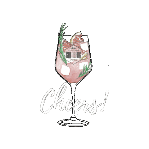 Cheers Drinks Sticker by GOLDBERG & SONS